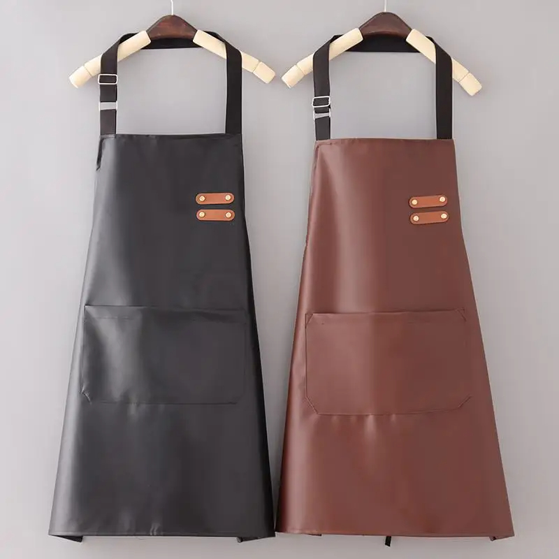 Woodworking Apron - Pu Leder wasserdicht und öl beständig