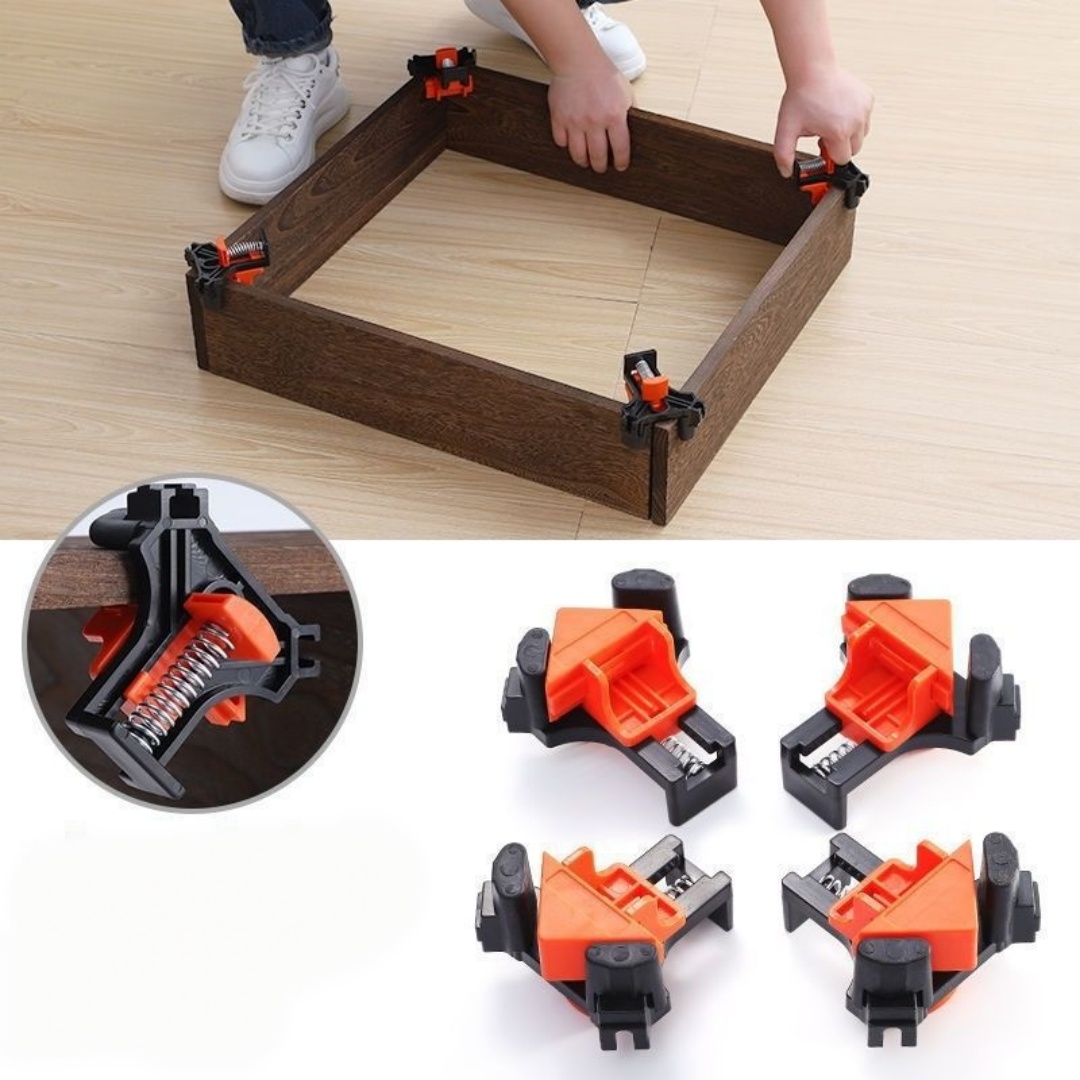 Woodworking Man - 4 Stück 90 ° Rechtwinklige Klemmen