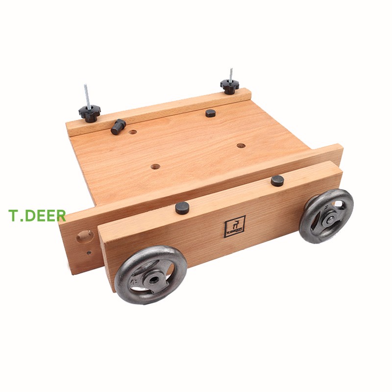 Woodworking Vise For Workbench - Komplette tragbare Mini-Werkbank aus Buchenholz mit