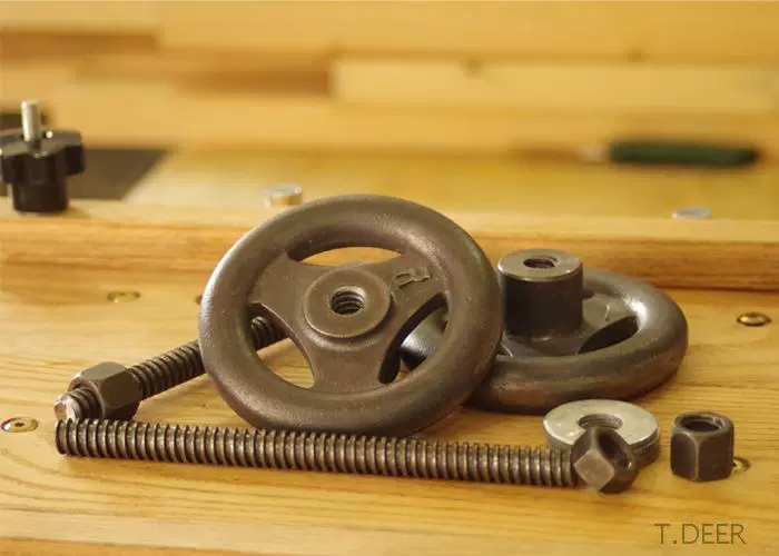 Woodworking Vise For Workbench - Holz bearbeitung Werkbank Schraubstock Doppel räder