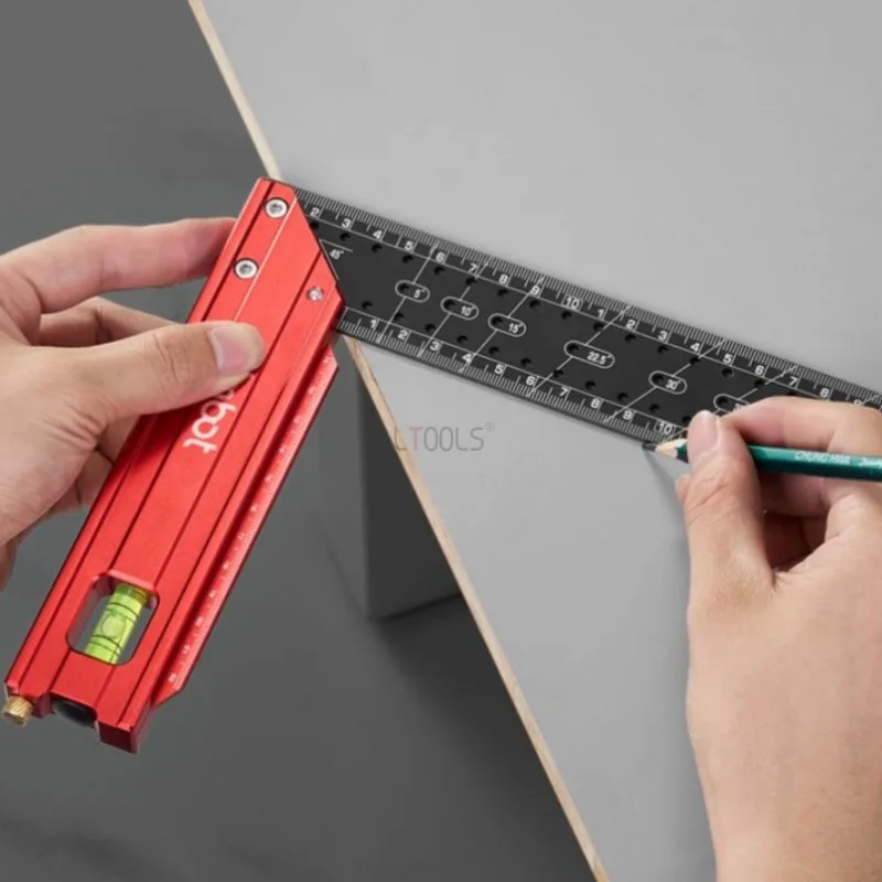 Woodworking Classes - 1pc Edelstahl Positionierung Quadrat Lineal 30cm/40cm