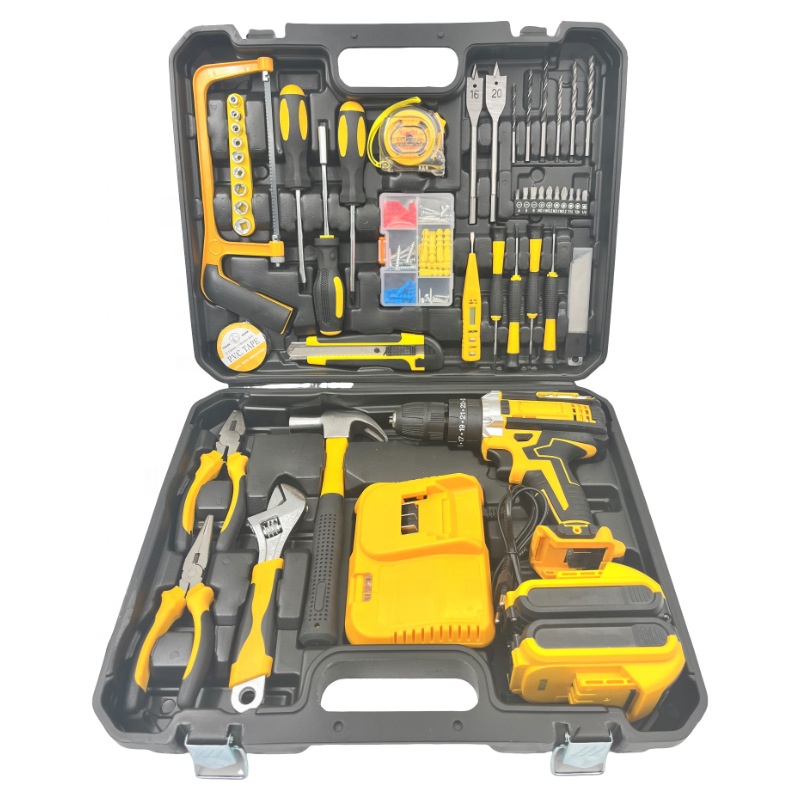 Woodworking Artisans - Multifunktionales kabelloses Elektrobohrer-Kombinationsset, Haushaltswerkzeuge und Handwerksmaschinen