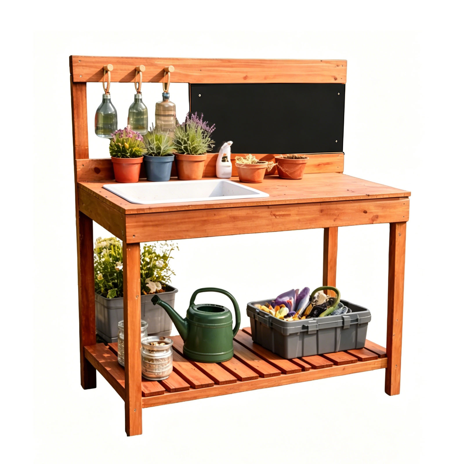 Workbench Woodworking - Holz-Pflanztische für Kinder, Garten-Arbeitstische für drinnen