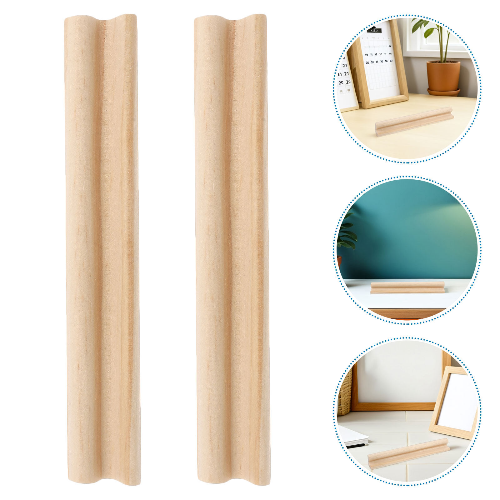 Woodworking Domino - 10-teiliges Holz-Domino-Plattenhalter-Set, Naturholz mit Glatten Kanten