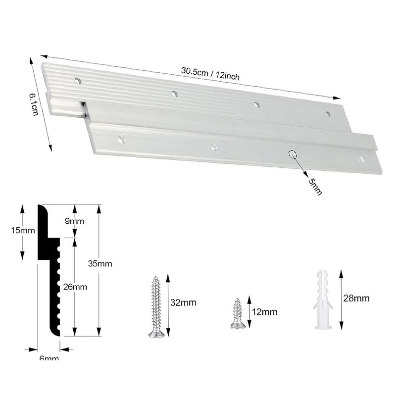 Woodworking Z Clips - 1 Paar French-Cleat Bilderaufhänger Z-Clip-System Bildaufhängesystem