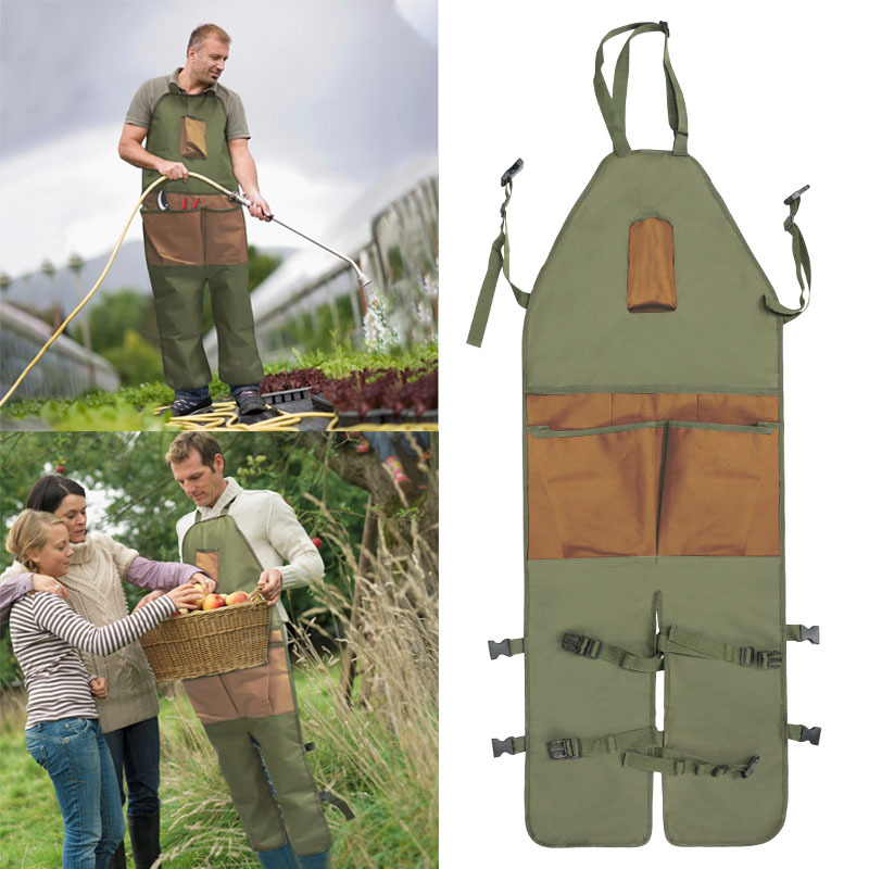 Woodworking Apron - Gartenschürze, Arbeitswerkzeugschürze aus verschleißfestem Canvas, Schürzen