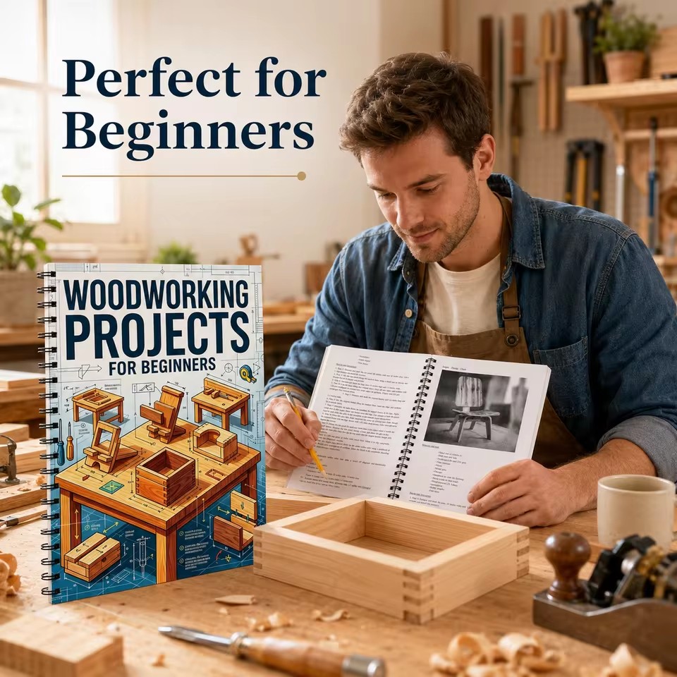 Woodworking Ideas For Adults - Einfache Holzbearbeitungspläne für Anfänger: Leitfaden für