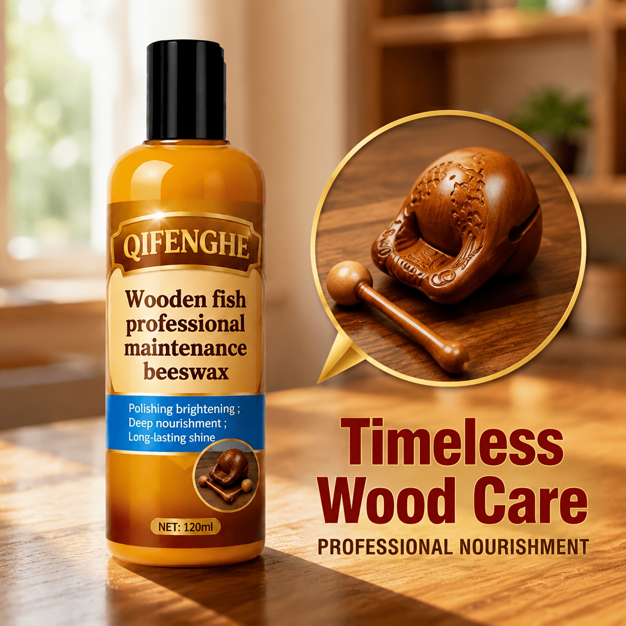 Woodworking Oil - Quick Shine Bienenwachs für Holz 4,06oz