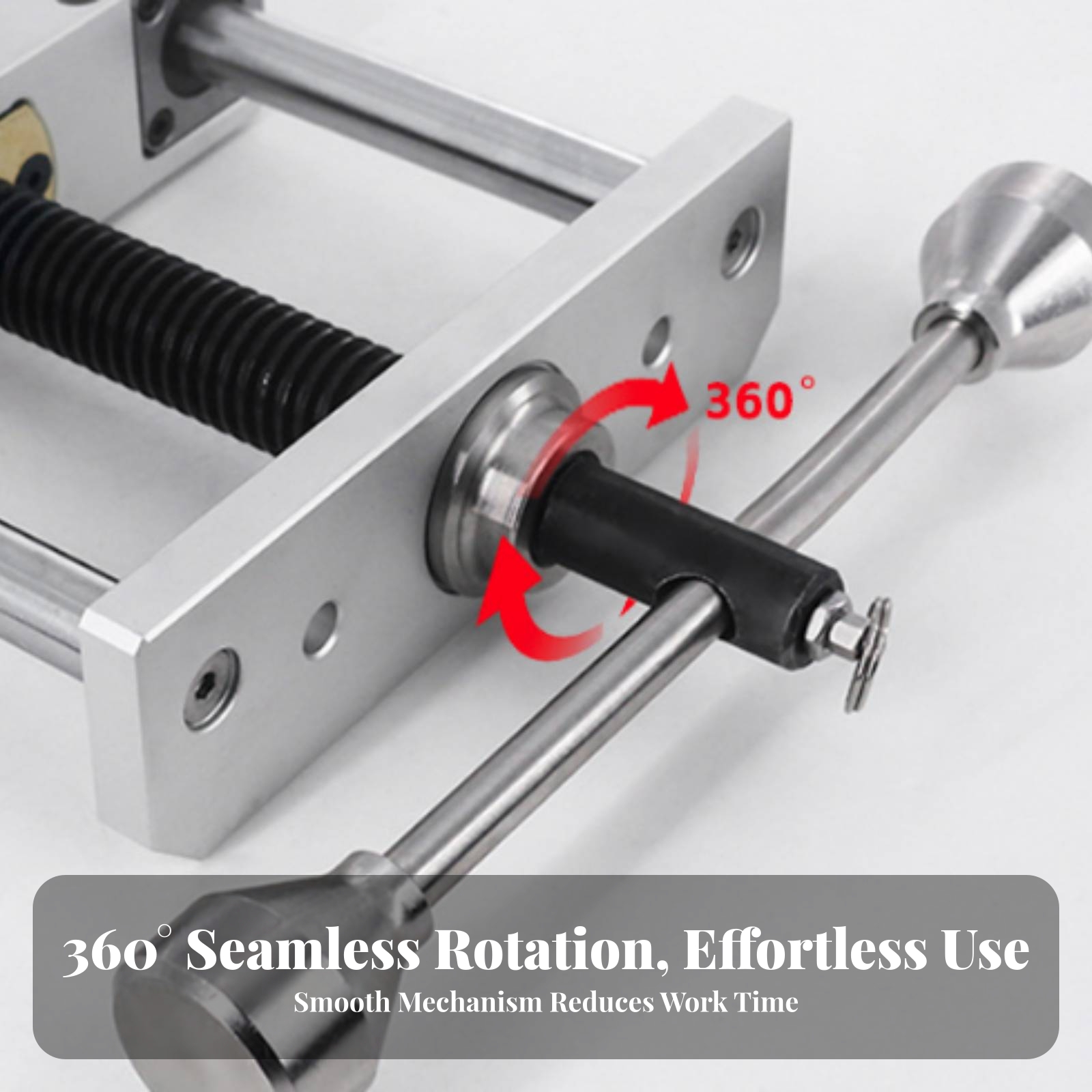 Woodworking Bench Vise - Holzbearbeitungs-Schraubstock mit Parallelführungsschienen, Schwenkbarer Werkbank-Schraubstock, Werkstattausrüstung