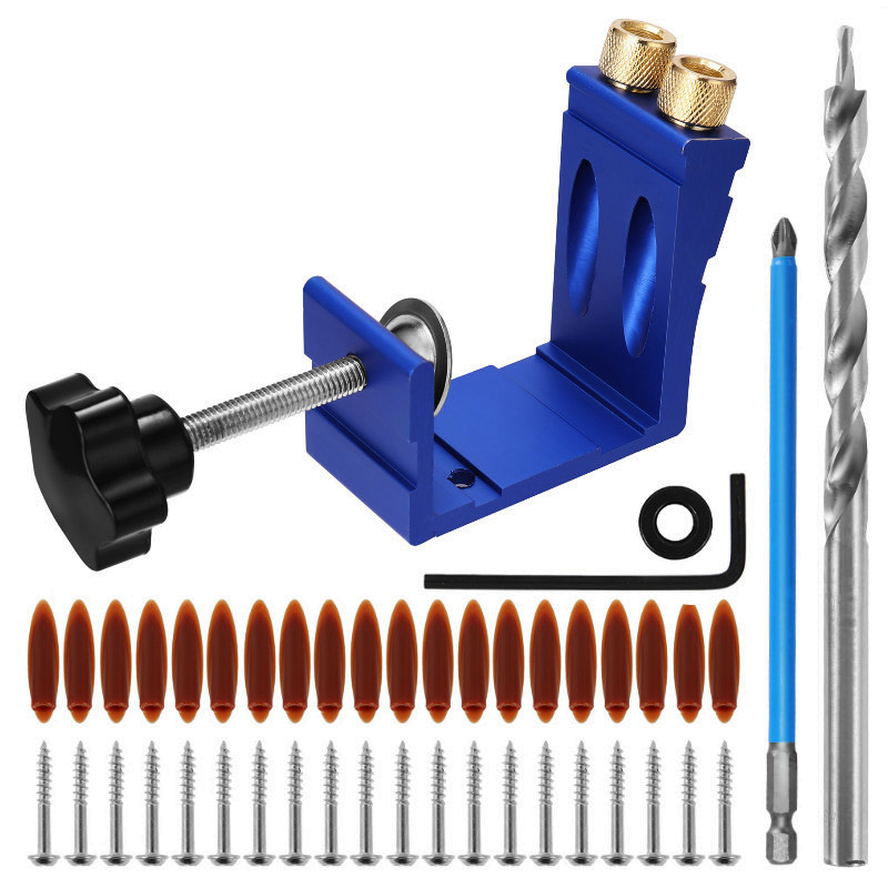 47-teiliges Taschenloch-Bohrsc – Woodworking Hacks Bewertung und Preis