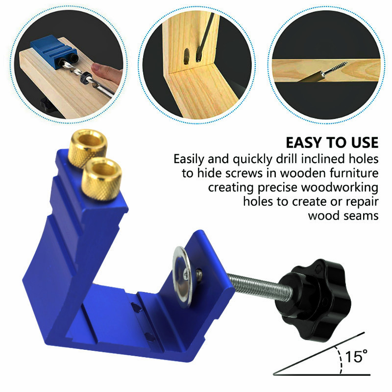 47-teiliges Taschenloch-Bohrsc – Woodworking Hacks Bewertung und Preis