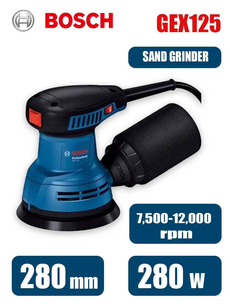 Bosch GEX125 280W Multifunktio – Woodworking Machines Bewertung und Preis