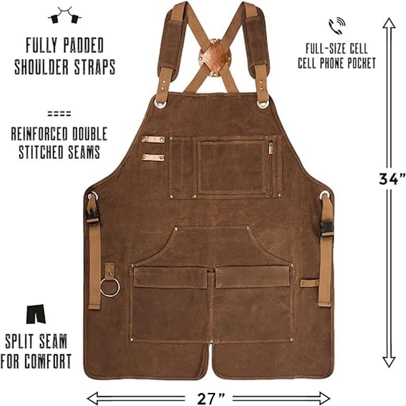 Wachsbeschichtete, extra dicke – Woodworking Apron Bewertung und Preis