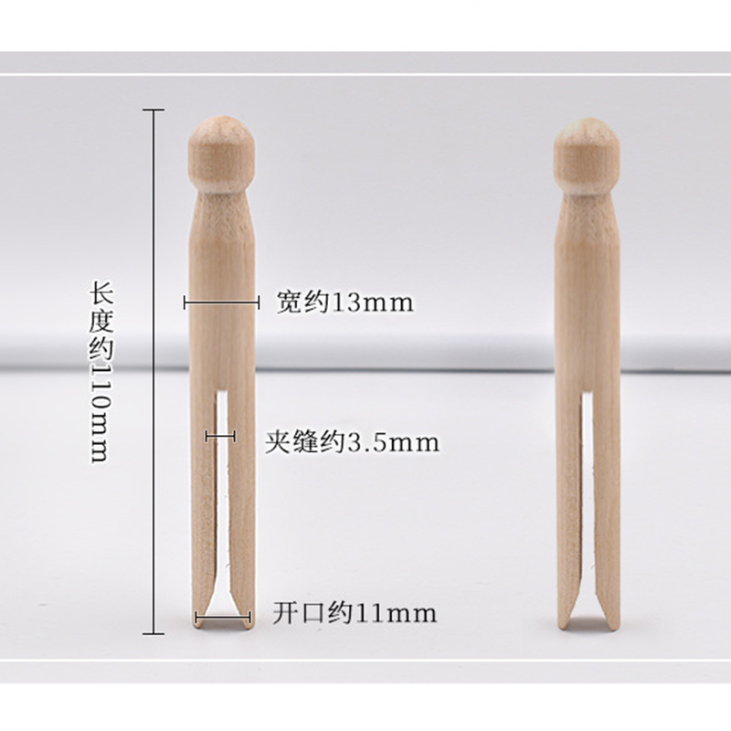 25 Stück 11cm Holz-Wäscheklamm – Woodworking Z Clips Bewertung und Preis