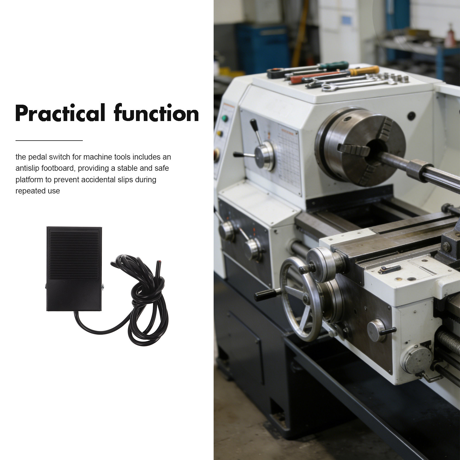 Momentaner Fußpedalschalter fü – Woodworking Machines Bewertung und Preis