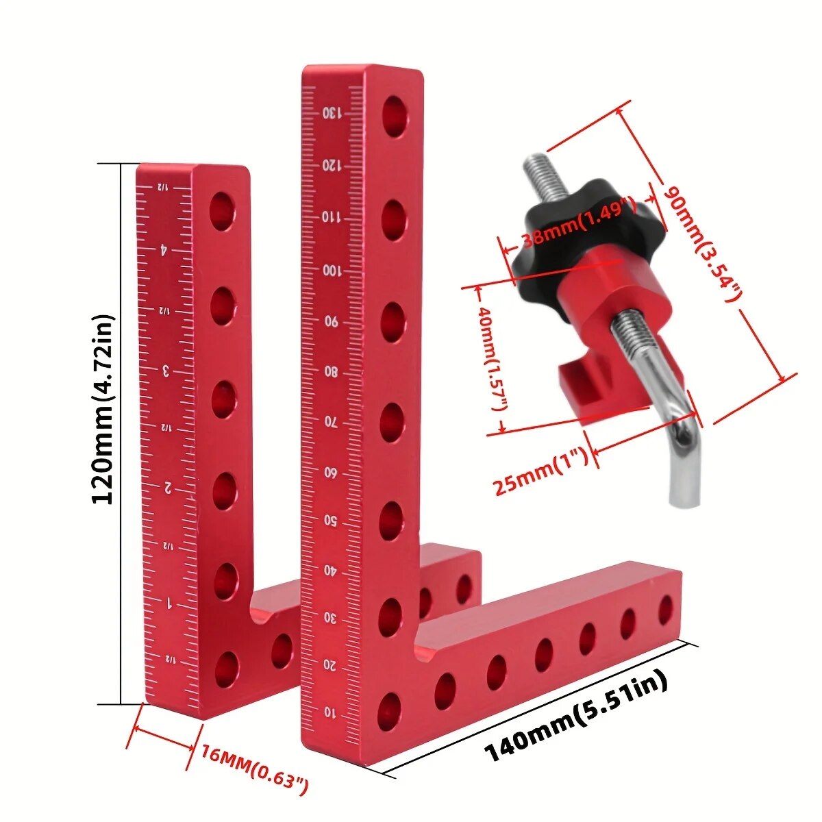 120/140mm 90-Grad-Winkelklemme – Woodworking Z Clips Bewertung und Preis
