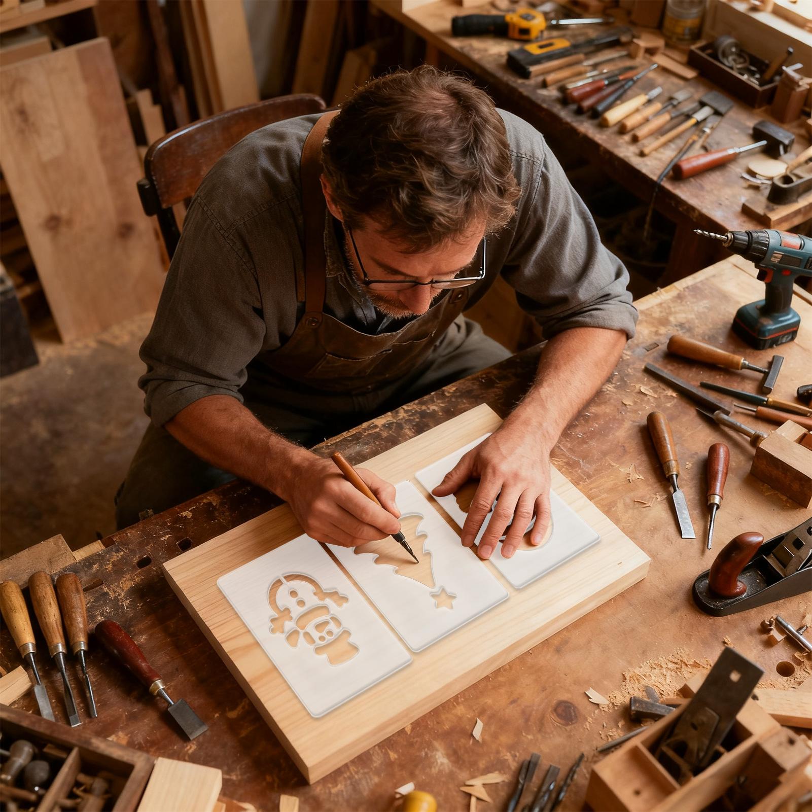 Weihnachtsschablone, tragbare  – Woodworking Man Bewertung und Preis