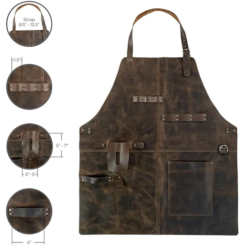 Retro PU-Leder Schürze Unisex  – Woodworking Artisans Bewertung und Preis