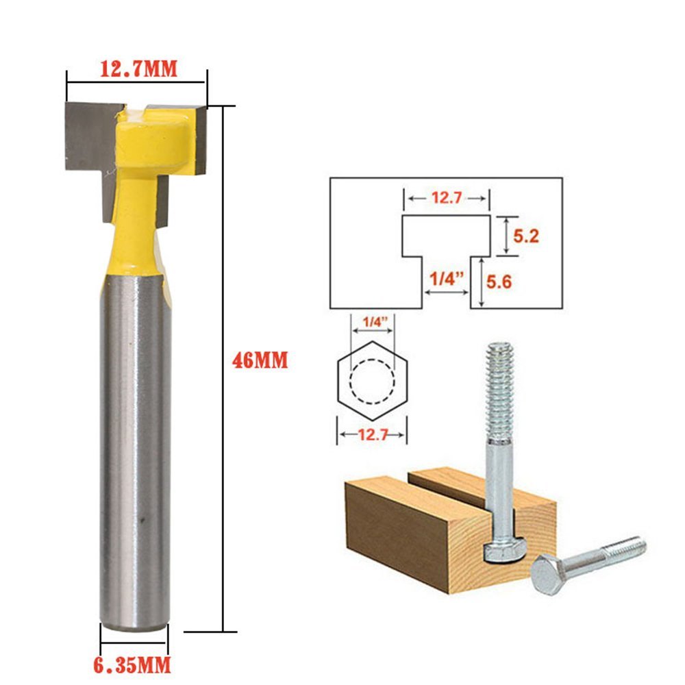 A11I 1/4 Zoll Schaft T-Slot Cu – Woodworking Power Tools Bewertung und Preis