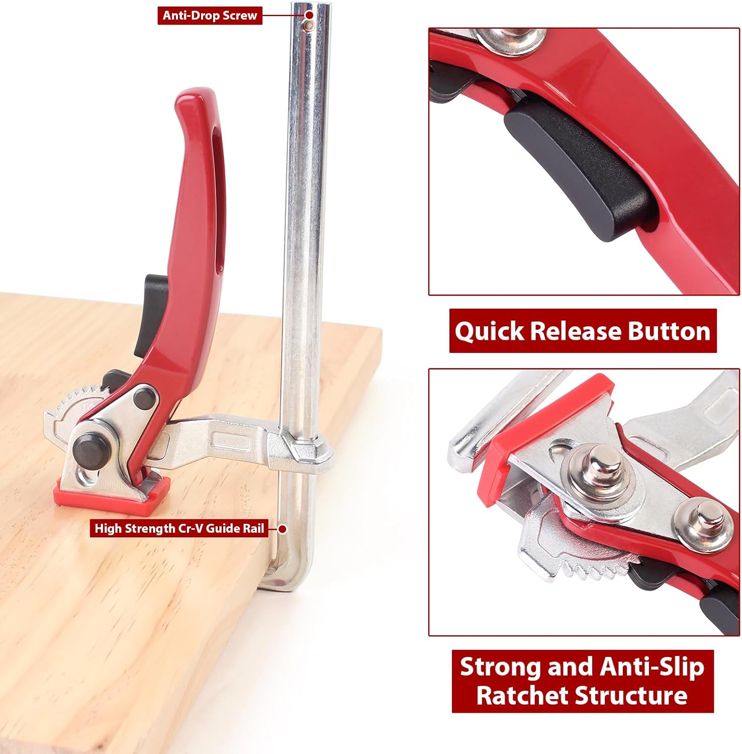Hochbelastbare Ratschen-F-Klem – Woodworking Z Clips Bewertung und Preis